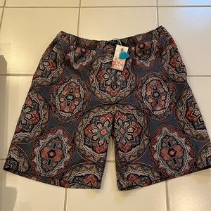 Johnny Was Men’s swim Trunks gray multi color